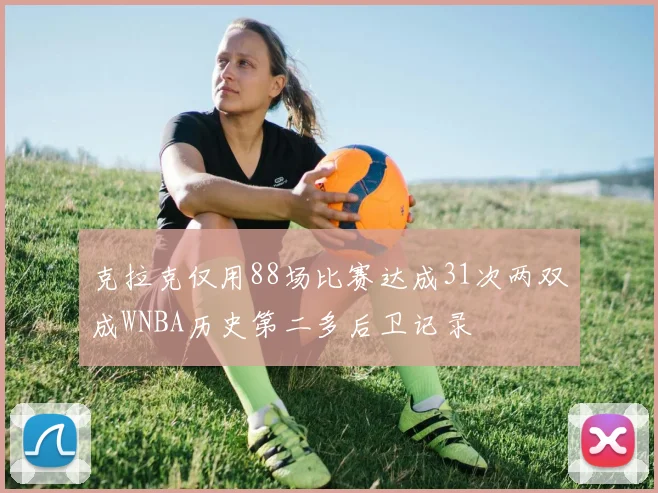 克拉克仅用88场比赛达成31次两双成WNBA历史第二多后卫记录